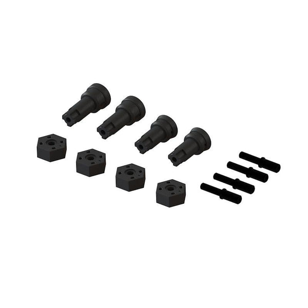 PowerHobby ARRMA ARA311229 Wheel Axle & Hub Set B: MOJAVE GROM