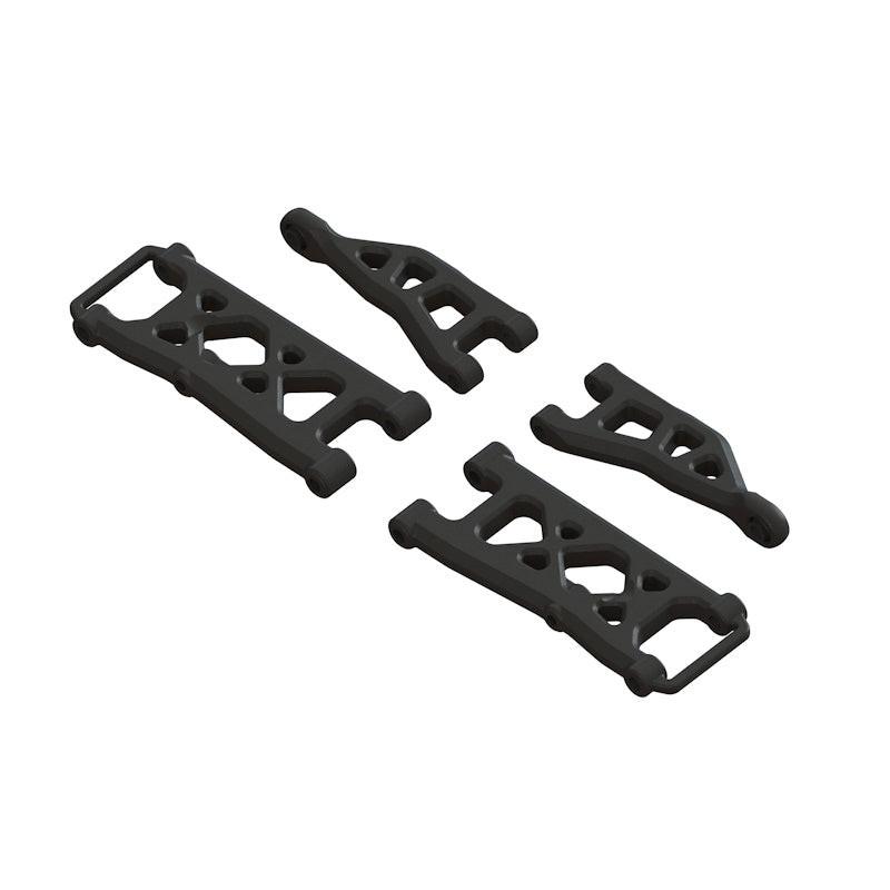 PowerHobby Arrma ARA330840 Rear Suspension Arm Set B for Granite, Typhon, Mojave GROM MEGA