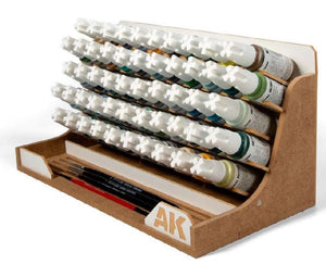 Black Forest® Hobby Supply Co AK Interactive ORG17 Modular Paint Organizer Stand for 17ml (Holds 52 Bottles & — Paints,