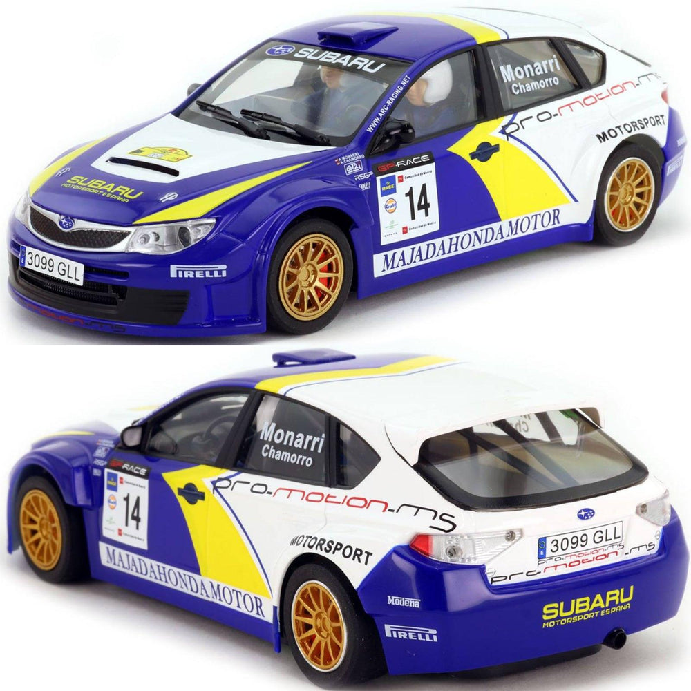 PowerHobby Avant Slot Subaru Impreza N14 Rally Madrid 2010 1/32 Slot Car 51013 Avantslot
