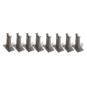 BACHMANN BAC44472 HO E-Z TRACK TALL PIER SET 8 SECTION train bridge supports