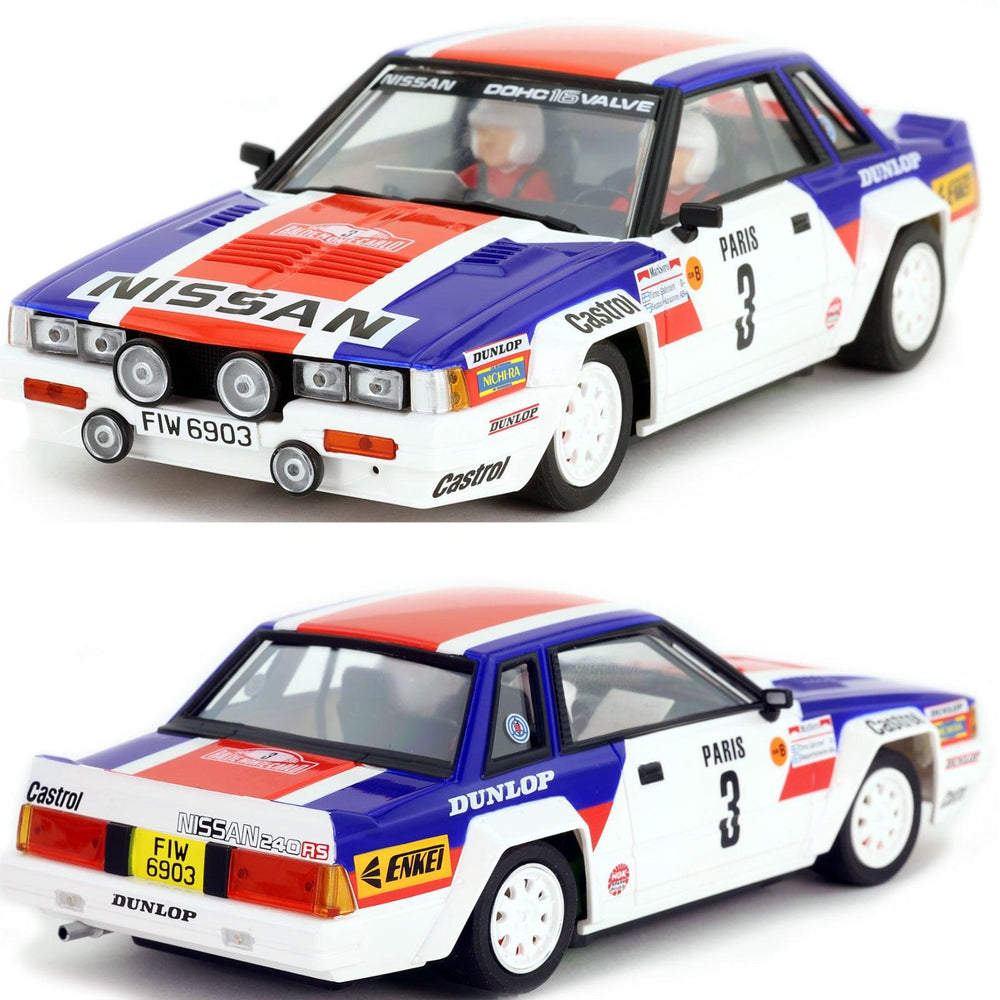 PowerHobby Avant Slot Nissan 240RS #3 Monte Carlo Rally 1984 1/32 Slot Car 52107A