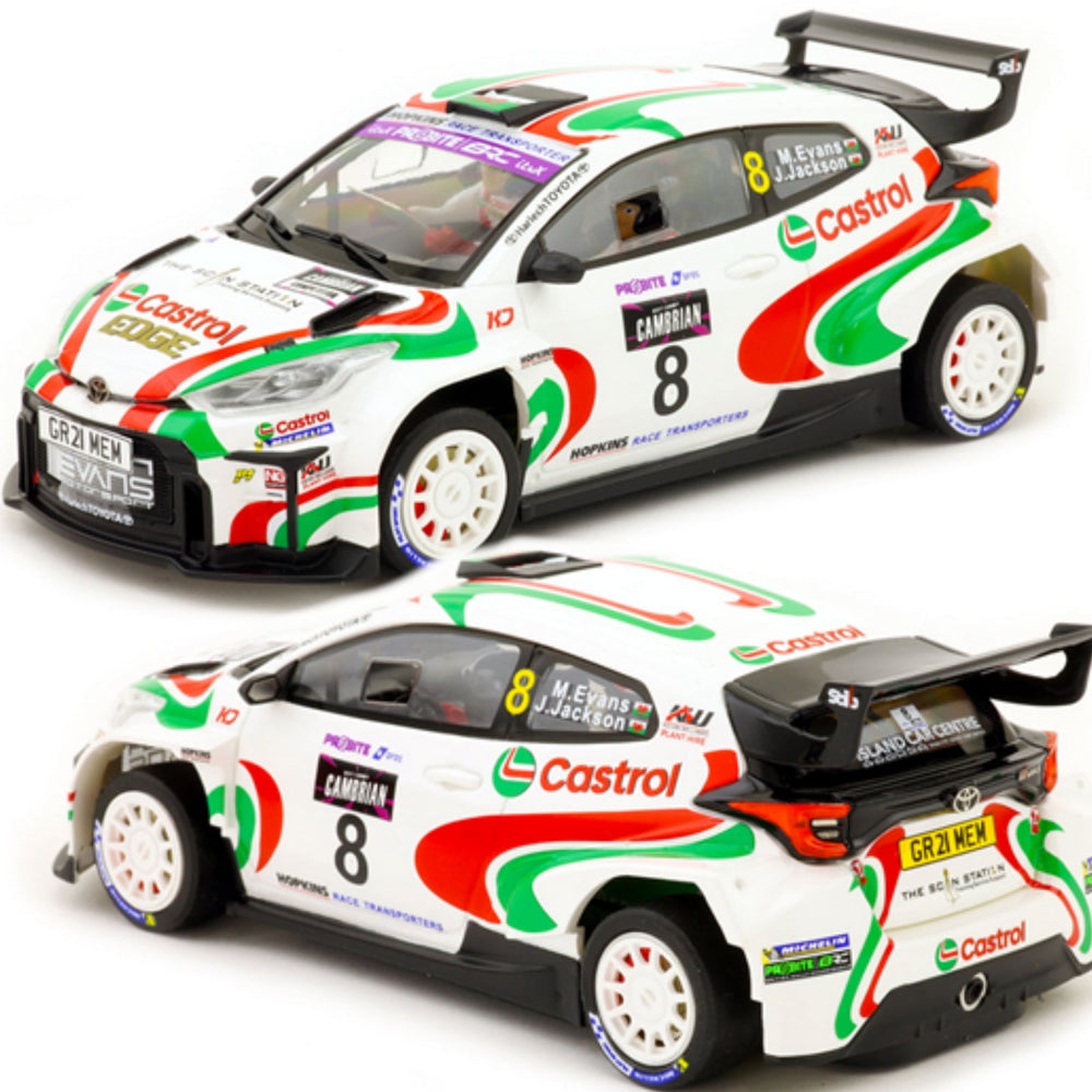 Avant Slot 52604A Toyota Yaris Rally 2 #8 Castrol 2024 British Rally 1/32 Slot Car