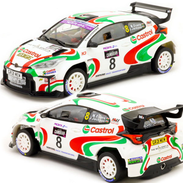Avant Slot 52604A Toyota Yaris Rally 2 #8 Castrol 2024 British Rally 1/32 Slot Car