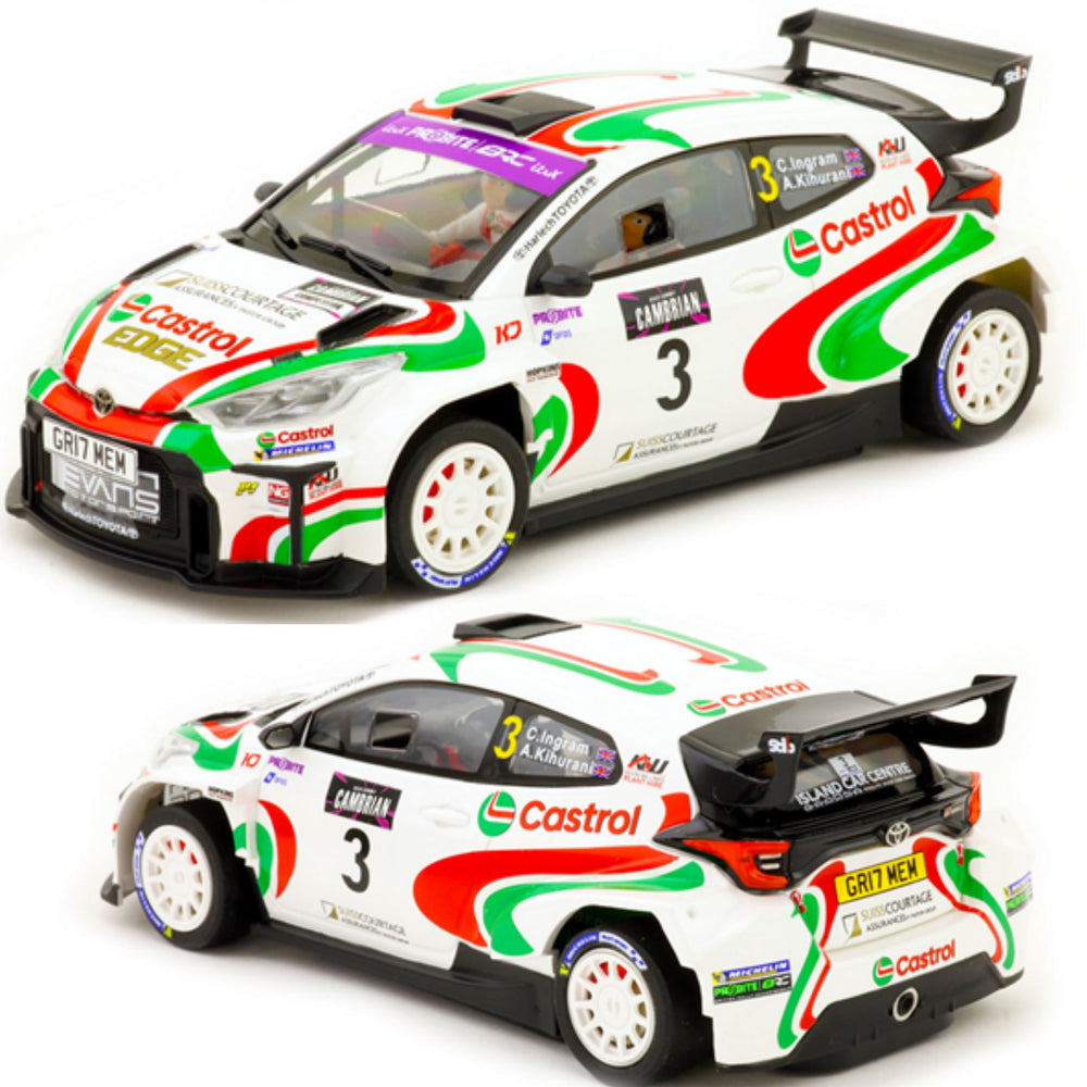 Avant Slot 52604B Toyota Yaris Rally 2 #3 Castrol 2024 British Rally 1/32 Slot Car