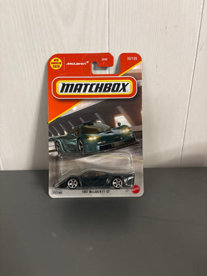 Matchbox 1997 McLaren F1 GT Diecast green