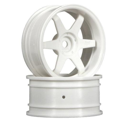 HPI Racing 3845 TE37 Wheel 26mm White 6mm Offset (2) Sprint 2 / Nitro 3 Drift