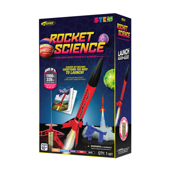 ESTES Rocket Science STEM Kit Rocket-Building Kit, Beginner Flying-Rocket-Model Kit for Ages 10+