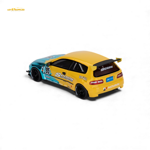 (Pre-Order) ET Model Honda Civic EG6 Rocket Bunny Spoon Blue 1:64