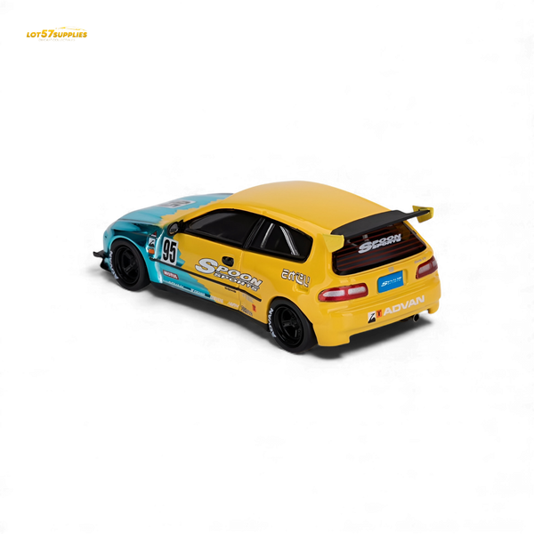 (Pre-Order) ET Model Honda Civic EG6 Rocket Bunny Spoon Blue 1:64