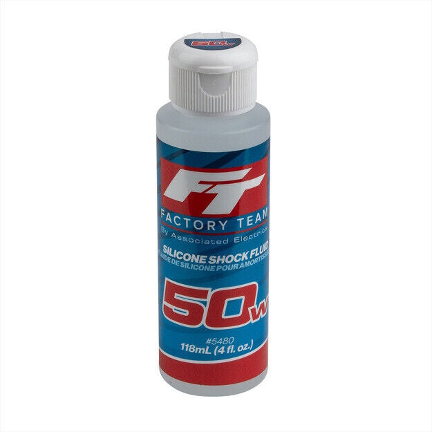 Associated ASC5480 50wt Silicone Shock Oil 4oz Bottle 650 Cst