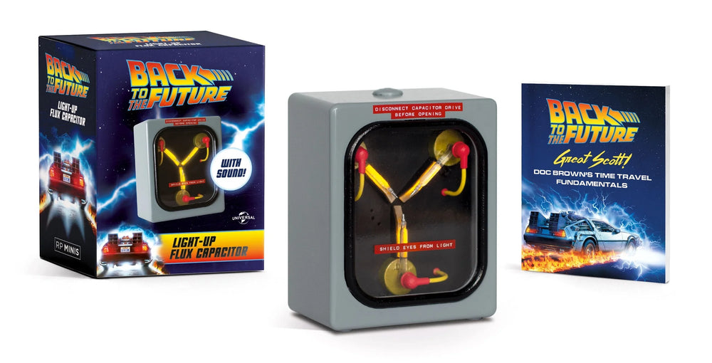 Back to the Future™ Back to the Future Miniature Light-Up Flux Capacitor with Sound [RP Minis] — Desk Toy