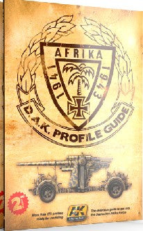 Black Forest® Hobby Supply Co AK Interactive 271 Afrika 1941-1943 DAK Profile Guide Book 2nd Edition — Glues, Paints, Tools