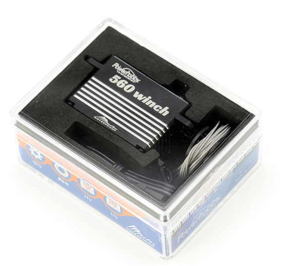 Powerhobby 560 HV Waterproof  Low Profile Crawler Winch Brushless Servo