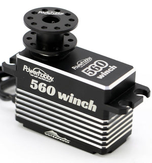 Powerhobby 560 HV Waterproof  Low Profile Crawler Winch Brushless Servo