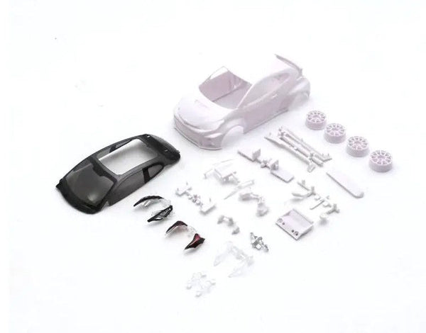 Kyosho MZN230 Toyota GRMN YARIS Rally White Body set w/rim MZN230
