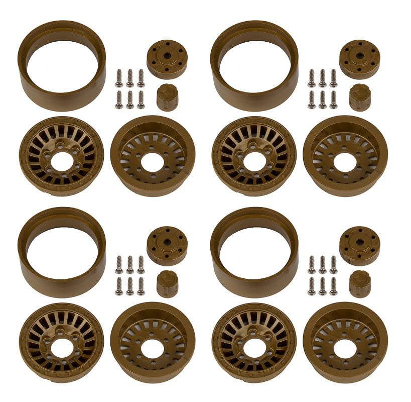 Associated 42113 Enduro Urbine Wheels, 1.55" Bronze Color (4)