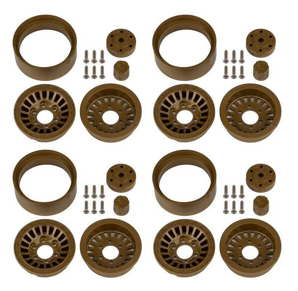 Associated 42113 Enduro Urbine Wheels, 1.55" Bronze Color (4)