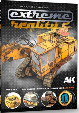 Black Forest® Hobby Supply Co AK Interactive 529 Extreme Reality 5: The Beauty of Old & Weathered Book — Paints, Tools,