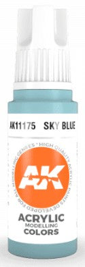 Black Forest® Hobby Supply Co AK Interactive 11175 Sky Blue 3G Acrylic Paint 17ml Bottle — Glues, Paints, Tools > AK