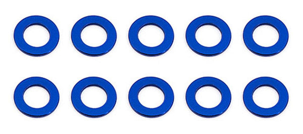 Associated 31381 Ballstud Washers, 5.5x0.5 mm Blue Aluminum Apex Scion RC10 SC10