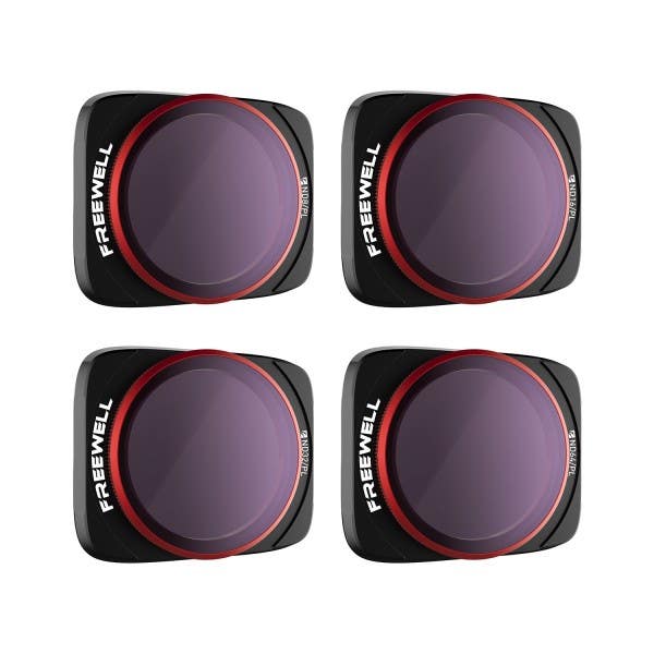 DSLRPros Freewell Bright Day 4K Series 4-Pack ND/PL Filters for DJI Air 2S — Lens Filters