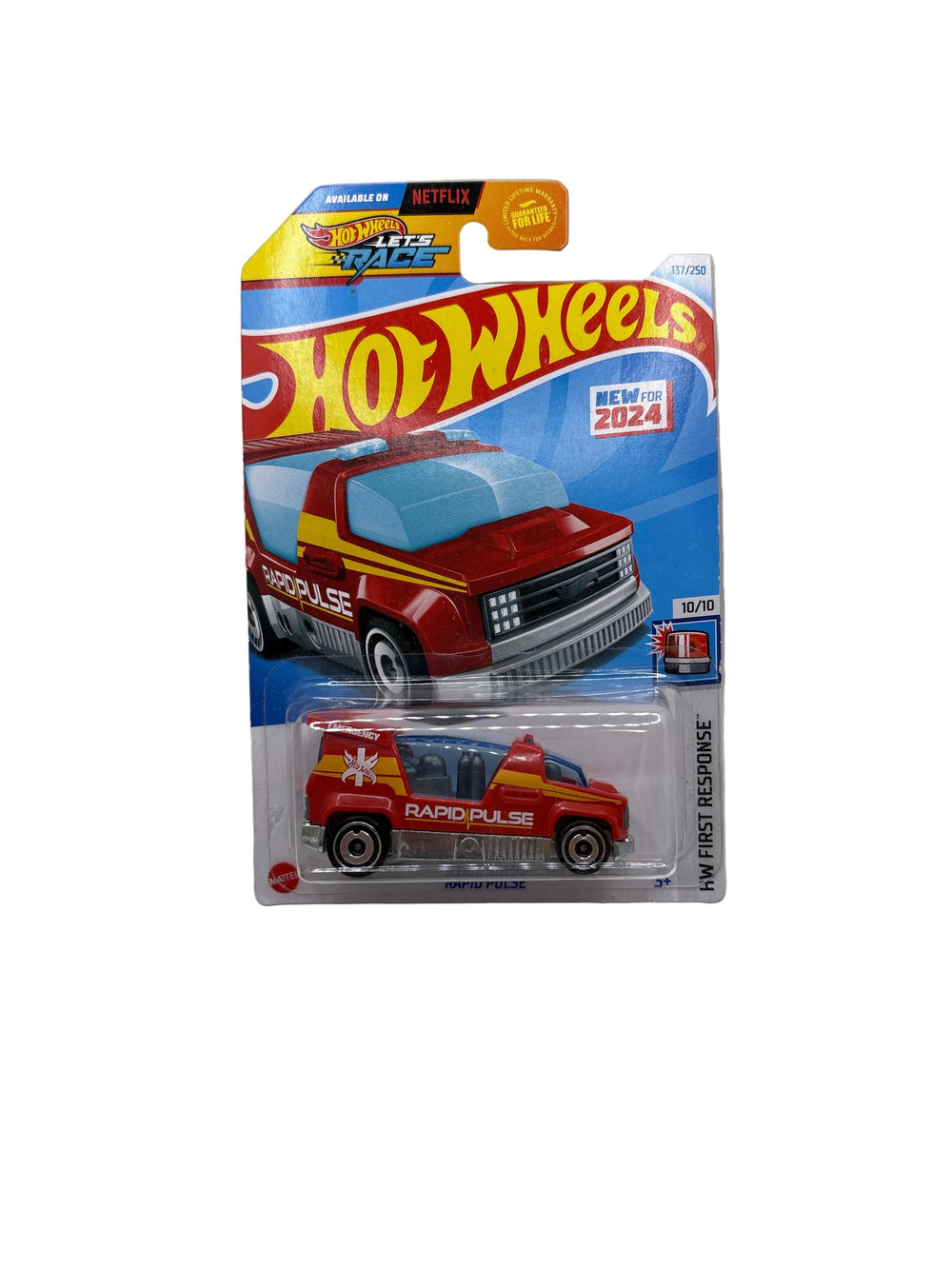 S and E Hobbies and Collectables Hot Wheels Rapid Pulse Diecast Red