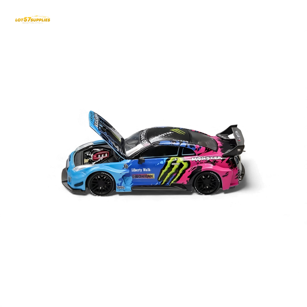 (Pre-Order) Demon King Auto GT-R R35 LBWK Monster Livery 1:64