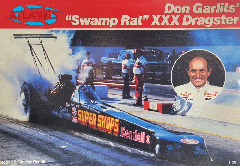Black Forest® Hobby Supply Co Atlantis Models 7152 1/25 Don Garlits Swamp Rat XXX Dragster (formerly Revell) — Sci-Fi & Pop