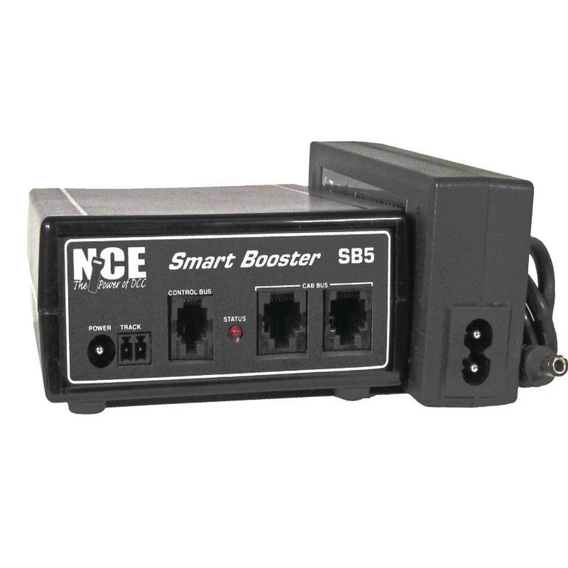 PowerHobby NCE 524-027 SB5 5 amp Smart Booster with International Power Supply