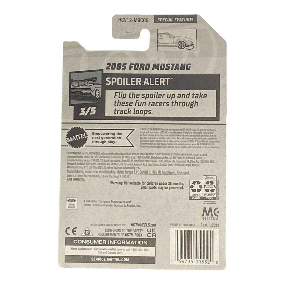 Hot Wheels 2005 Ford Mustang - Spoiler Alert Series 3/5