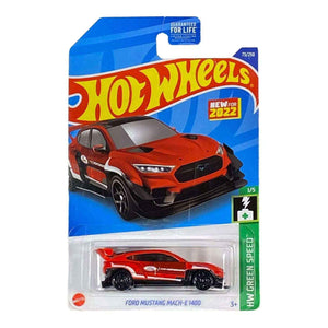 Hot Wheels Ford Mustang Mach-E 1400 - Green Speed Series 1/5