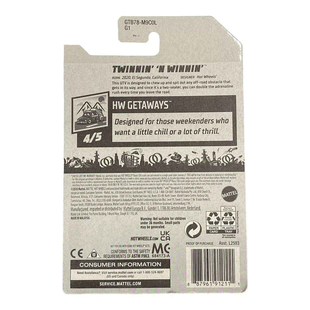 Hot Wheels Twinnin' N' Winnin' - HW Getaways Series 4/5