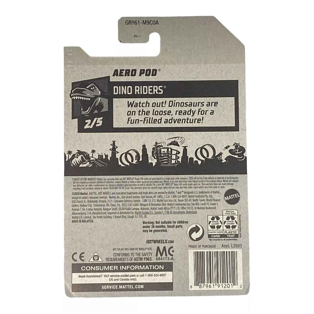 Hot Wheels Aero Pod - HW Dino Riders Series 2/5