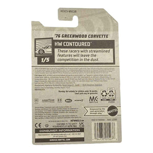 Hot Wheels '76 Greenwood Corvette - Contoured Series 1/5