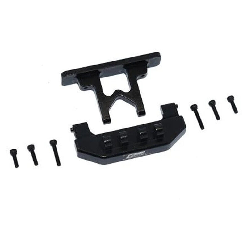 GPM Racing SCX24330R-BK Rear Bumper+Rear Bodyshell Mount Black : SCX24 Deadbolt