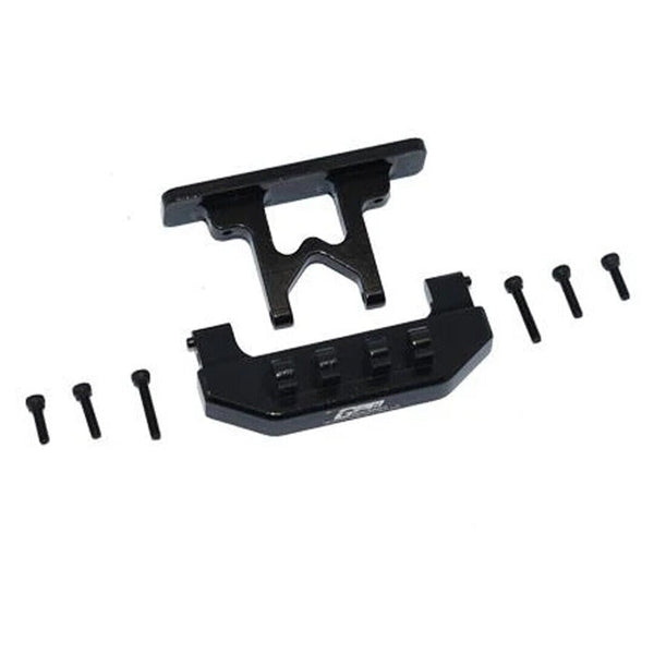 GPM Racing SCX24330R-BK Rear Bumper+Rear Bodyshell Mount Black : SCX24 Deadbolt