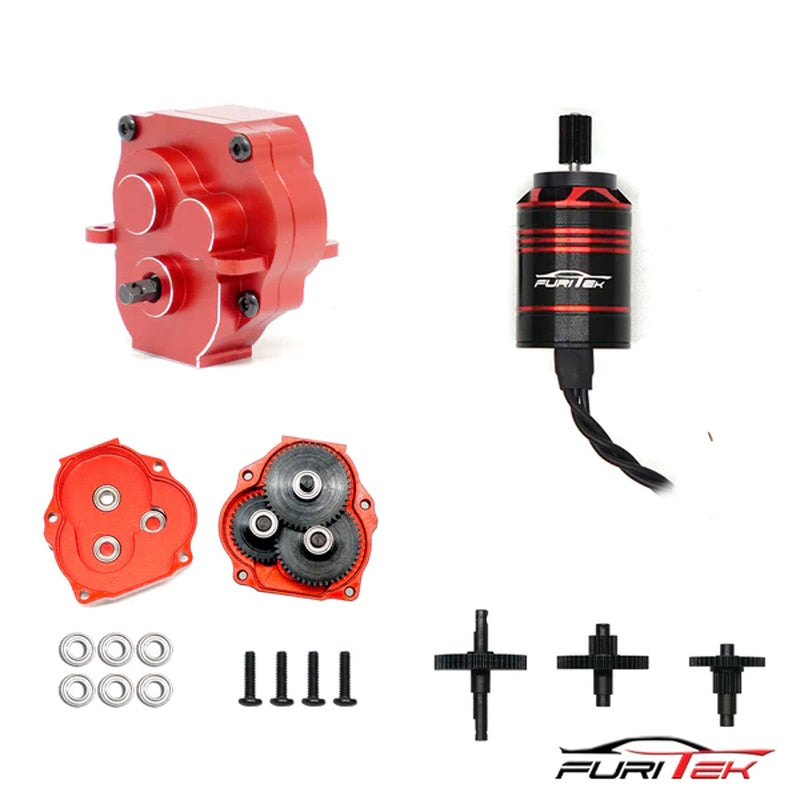 FURITEK MICRO STELLAR 4M TRANSMISSION WITH CEDAR BRUSHLESS INRUNNER FOR TRX-4M