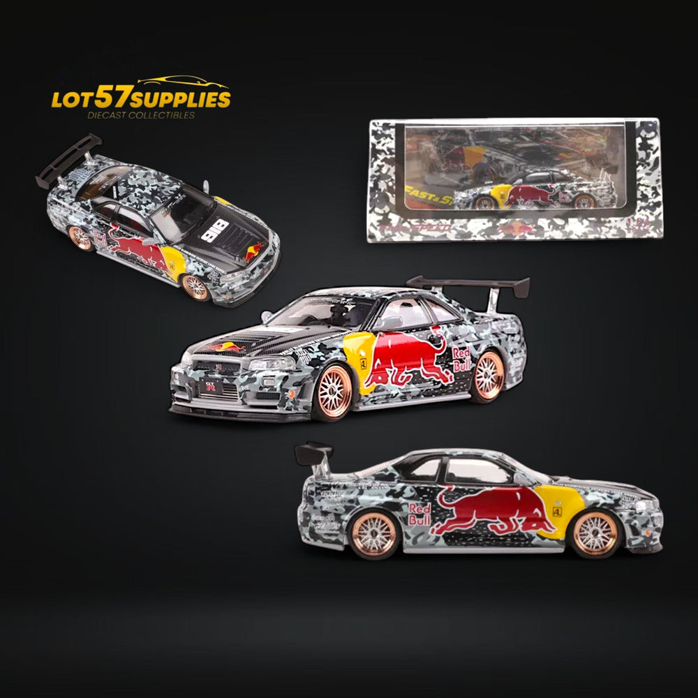 Fast Speed Nissan Skyline GT-R R34 Z-Tune RB Livery 1:64