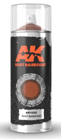 Black Forest® Hobby Supply Co AK Interactive 1020 Rust Lacquer Basecoat 150ml Spray — Glues, Paints, Tools > AK Interactive