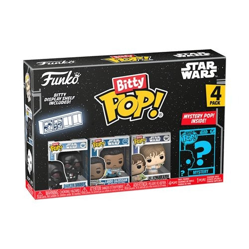 ToyShnip Funko Bitty Pop! Star Wars Mini-Figure 4-Pack - Select Figure(s) — Action Figure