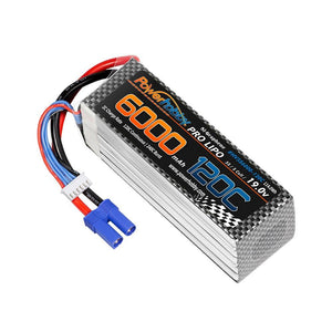 POWERHOBBY 5S 19.0V 6000MAH 120C GRAPHENE + HV LIPO BATTERY W EC5 PLUG