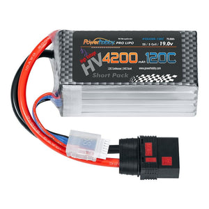 Powerhobby 5S 19.0V HV 4200MAH 120C Graphene Shorty LIpo Battery w QS8 Plug