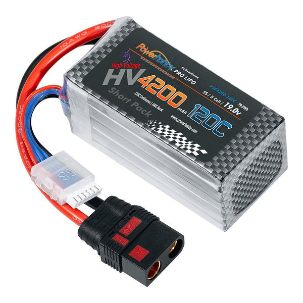 Powerhobby 5S 19.0V HV 4200MAH 120C Graphene Shorty LIpo Battery w QS8 Plug