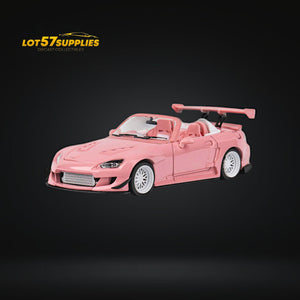 Microturbo Custom S2000 Rocket Bunny Valentine's Pink 1:64