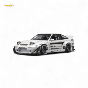 MicroTurbo Custom 180SX - Pandem Rocket Bunny White 1:64