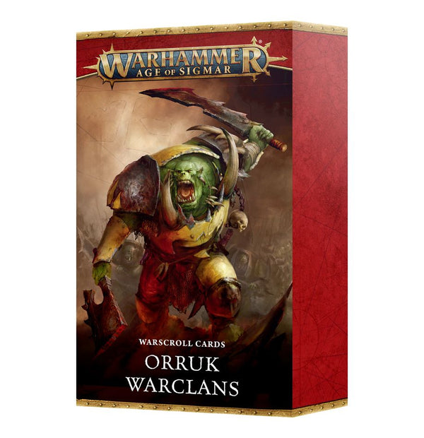 Little Shop of Magic Warhammer: Orruk Warclans - Warscroll Cards — Miniatures