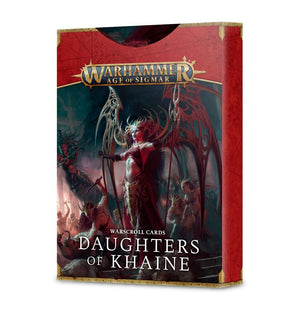 Little Shop of Magic Warhammer: Daughters of Khaine - Warscroll Cards (3rd Edition) — Miniatures