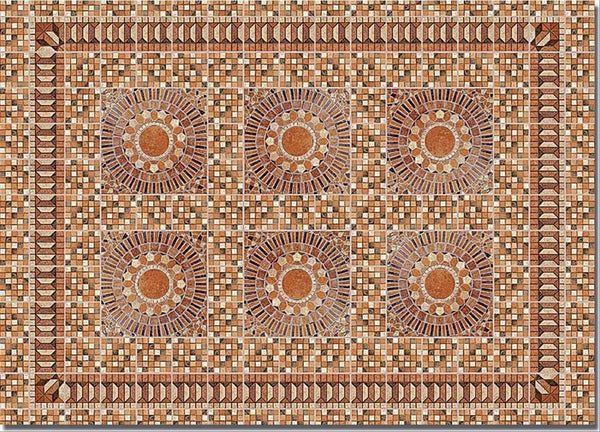 Busch 7414 HO Scale Rustic Flagstone Plaza Sheets (2)
