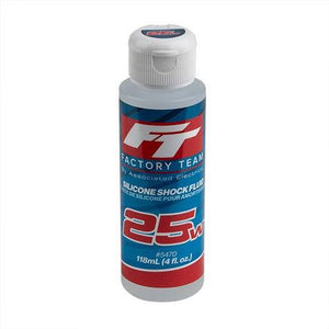 Associated 5470 25Wt Silicone Shock Oil, 4oz Bottle (275 cSt)